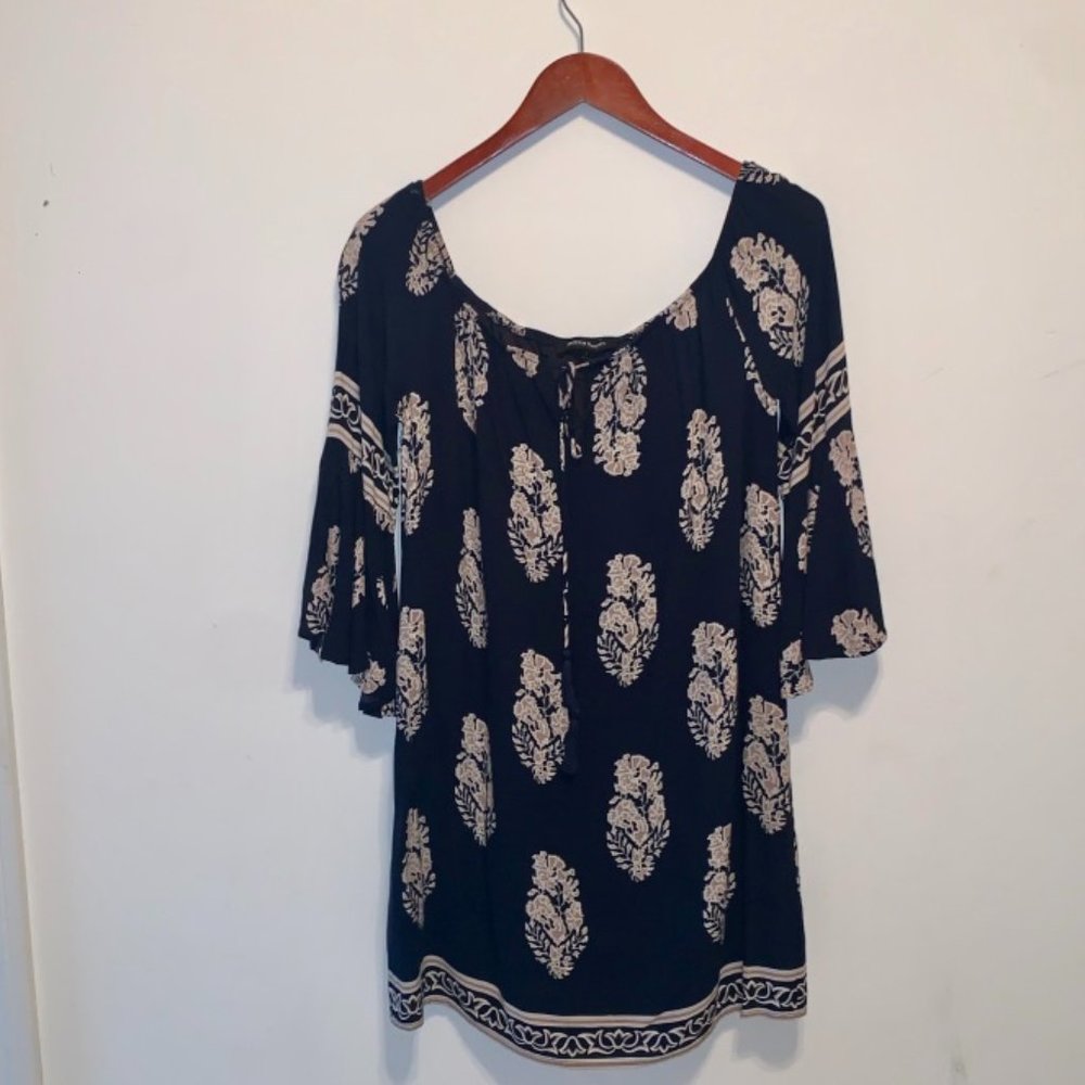 Jealous Tomato Black and Tan Dress, L